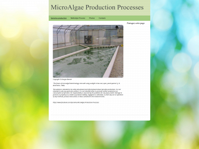 microalgaeproductionprocesses.com snapshot