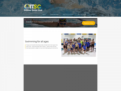 ottawaswimclub.ca snapshot