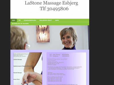 massage-lastone.dk snapshot