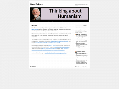 thinkingabouthumanism.org snapshot