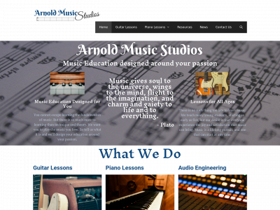 arnoldmusicstudios.com snapshot