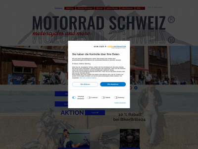 motorcycleswiss.com snapshot
