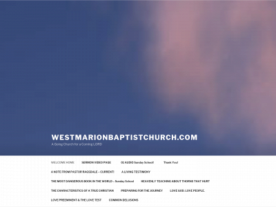 westmarionbaptistchurch.com snapshot