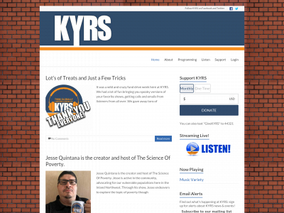 kyrs.org snapshot