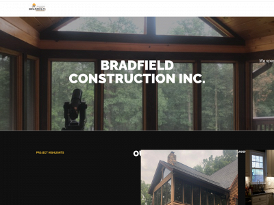 bradfieldconstruction.com snapshot