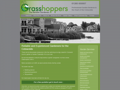 grasshoppers.co.uk snapshot