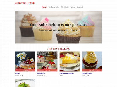 ourcakehouse.weebly.com snapshot