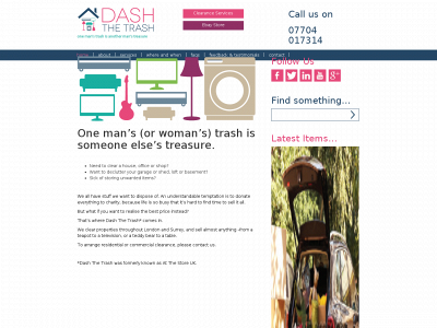 dashthetrash.co.uk snapshot