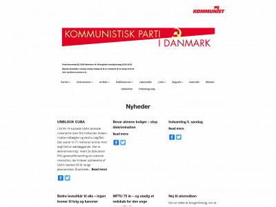 kommunisterne.dk snapshot