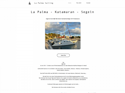 la-palma-sailing-charter.com snapshot