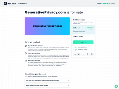 generativeprivacy.com snapshot