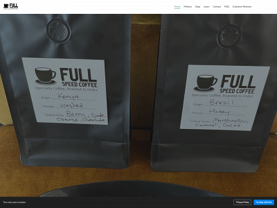 fullspeedcoffee.com snapshot