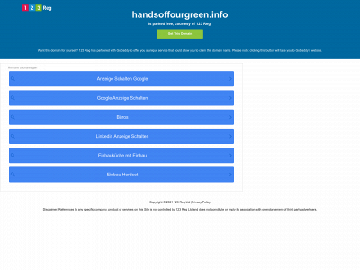 handsoffourgreen.info snapshot