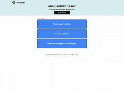 ananisolutions.net snapshot