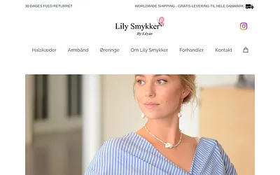 lilysmykker.dk snapshot
