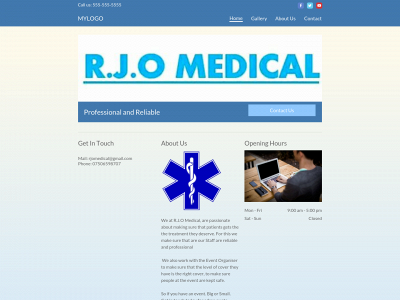 rjomedical.co.uk snapshot