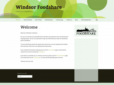 windsorfoodshare.org.uk snapshot