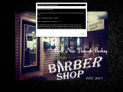 lakegeorgebarbershop.com snapshot