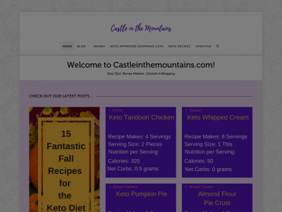 castleinthemountains.com snapshot