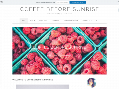 coffeebeforesunrise.com snapshot