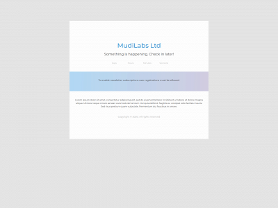 mudilabs.com snapshot