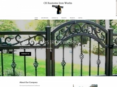 www.ckkustomsironworks.com snapshot