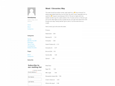 sweetpeasy.com snapshot