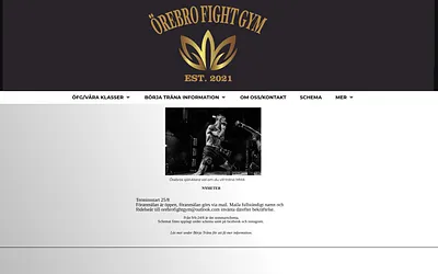 orebrofightgym.se snapshot