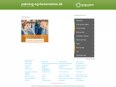 pakning-og-forsendelse.dk snapshot