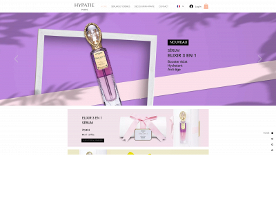 hypatie-paris.com snapshot