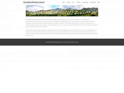 opvakantieduurzaam.nl snapshot