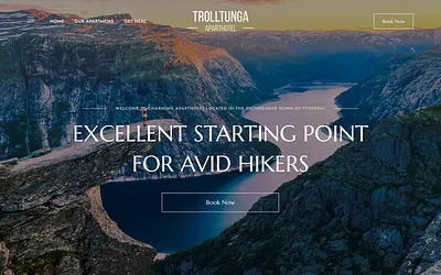 trolltungaaparthotel.no snapshot