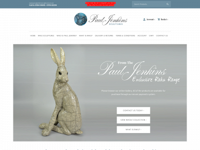 pauljenkinssculptures.co.uk snapshot
