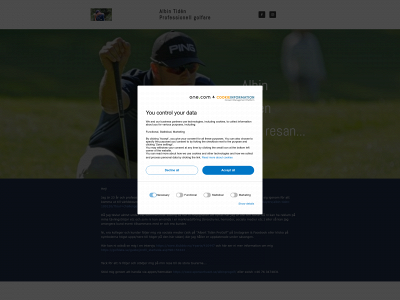 tidenprogolf.se snapshot