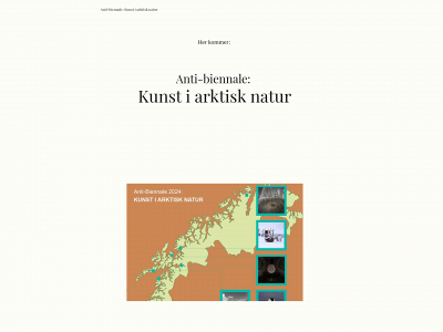 kunstiarktisknatur.no snapshot