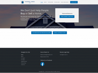 warrenjamesrealty.com snapshot