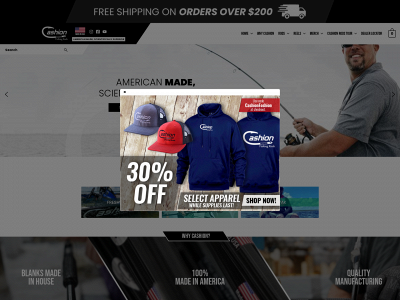 cashionrods.com snapshot