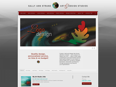 sally-strand.com snapshot
