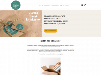 kirjakerhoviisas.fi snapshot