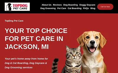 topdogpetcare.net snapshot