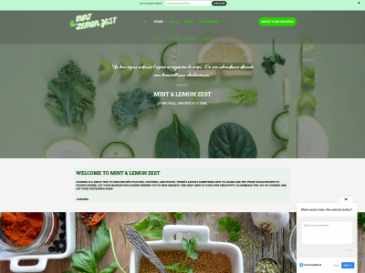mintandlemonzest.com snapshot