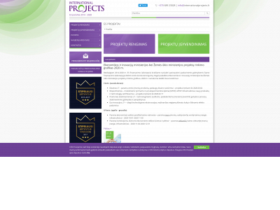 internationalprojects.lt snapshot