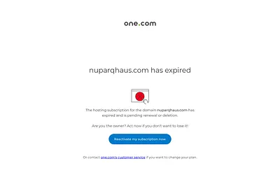 nuparqhaus.com snapshot