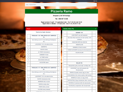 pizzeriaramo.se snapshot