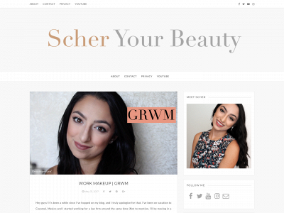 scheryourbeauty.com snapshot