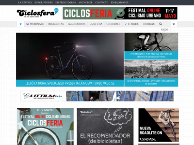 www.ciclosfera.com snapshot