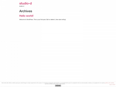 studio-d.es snapshot