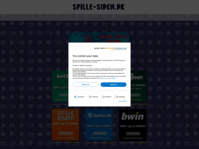 spille-siden.dk snapshot