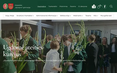 azuolynogimnazija.lt snapshot