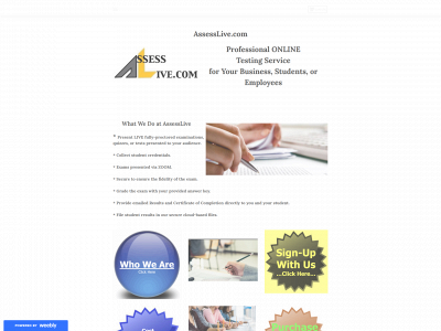 www.assesslive.com snapshot